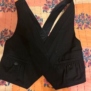Marc by Marc Jacob’s Black Vest with Pockets